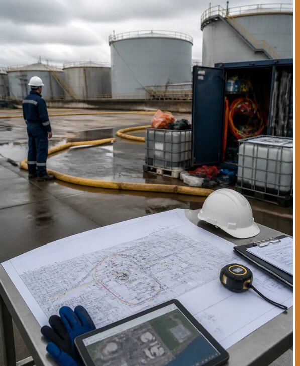 Разработка плана ликвидации разливов нефти в Сосновом Боре